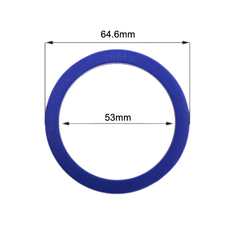 Gasket Group Head Blue Silicone 64.6mm x 53mm x 5.5mm San Marco